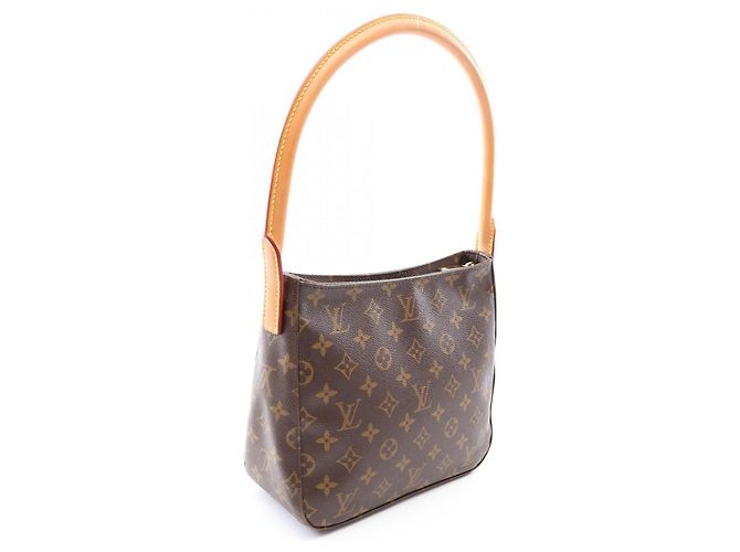 Borsa a Spalla Louis Vuitton Looping MM Marrone - vista 2