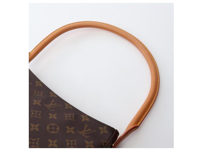 Borsa a Spalla Louis Vuitton Looping MM Marrone - vista 8