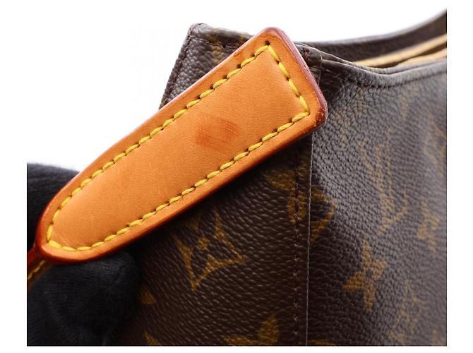 Borsa a Spalla Louis Vuitton Looping MM Marrone - vista 9