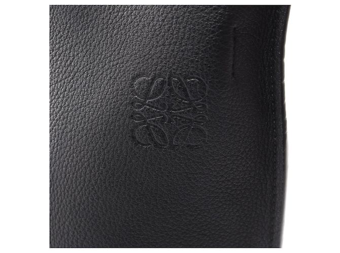 Sac bandoulière seau GATE de Loewe Marron Noir - vue 5