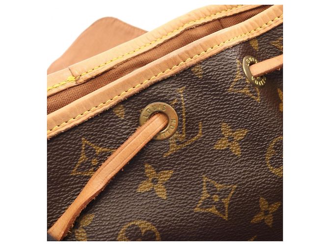 Zaino/borsa Montsouris MM Monogram Louis Vuitton Marrone - vista 11
