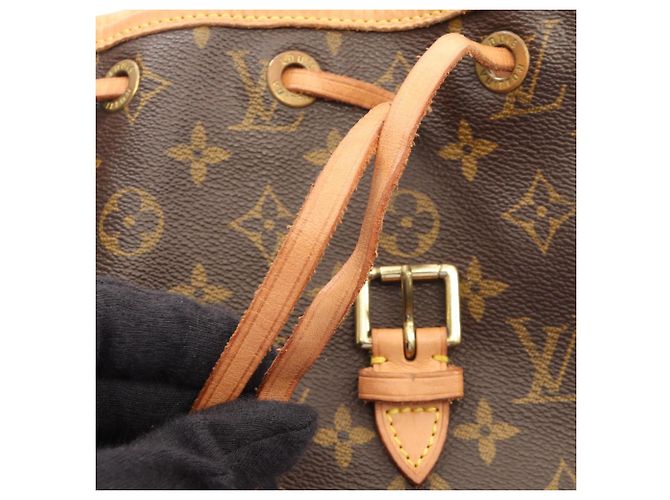Zaino/borsa Montsouris MM Monogram Louis Vuitton Marrone - vista 12