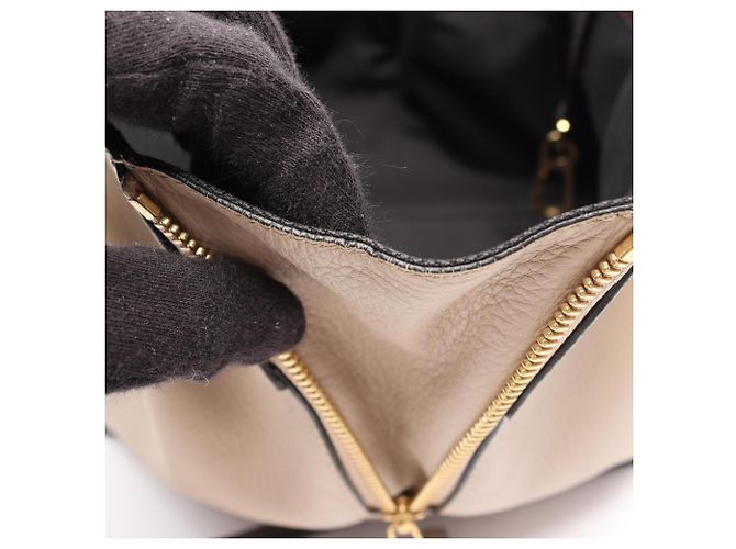 Loewe Hammock Small 2-Way Handtasche Braun Beige - Ansicht 7
