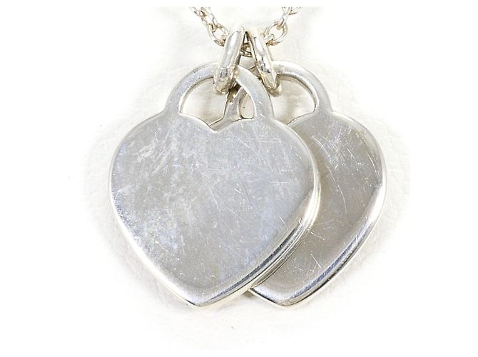 Collana in Argento Double Heart Tiffany & Co. - vista 3
