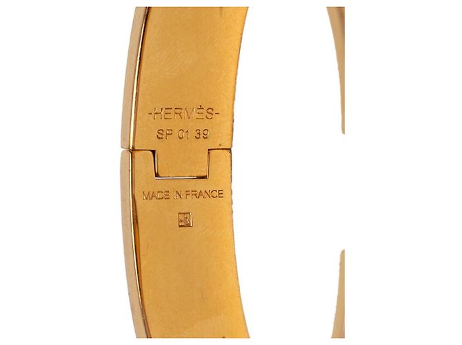 Hermès Hermes Click H PM Bracelet White Golden - view 5