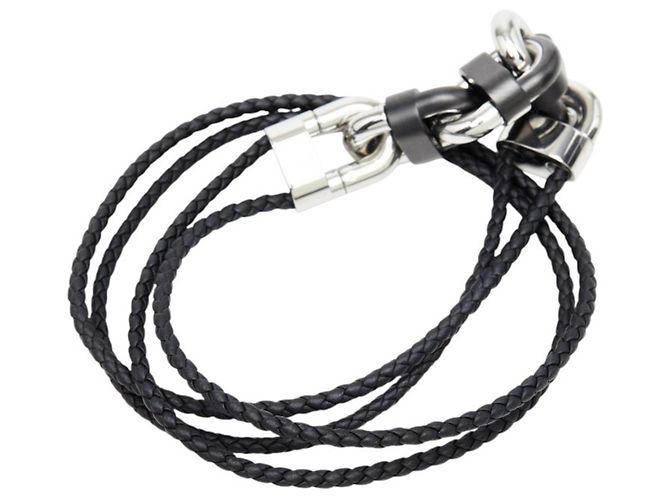 Hermès Pulsera Chaine Maillon PM Double Tour Hermes Negro - vista 2