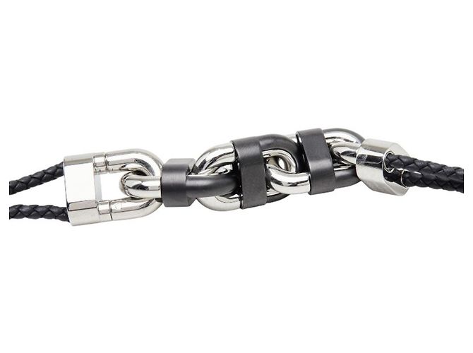 Hermès Pulsera Chaine Maillon PM Double Tour Hermes Negro - vista 3