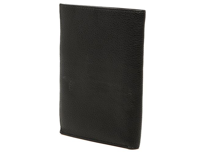 Hermès Hermes Bi-Fold Wallet aus schwarzem Togo-Leder - Ansicht 2