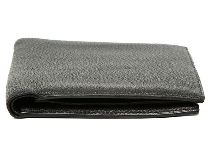 Hermès Hermes Bi-Fold Wallet aus schwarzem Togo-Leder - Ansicht 3