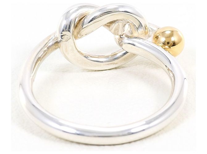 Anello Love Knot di Tiffany & Co. in argento e oro - vista 3