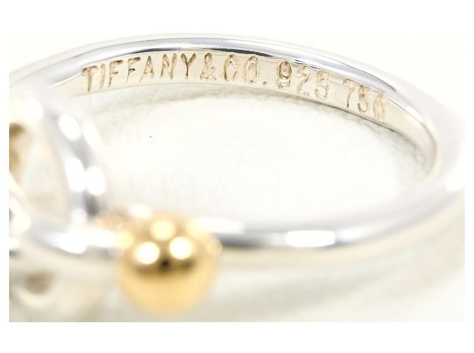 Anello Love Knot di Tiffany & Co. in argento e oro - vista 4