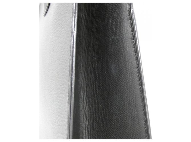 Hermès Borsa a mano Hermes White Bath Up Nero - vista 5