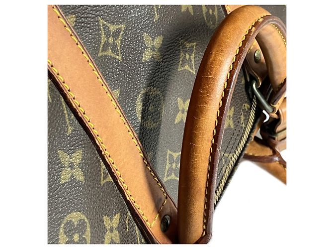 Borsa Boston Louis Vuitton Keepall 55 Marrone - vista 8