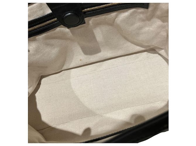 Gucci Medium Tote Bag GG Matelassé Leder Schwarz - Ansicht 5
