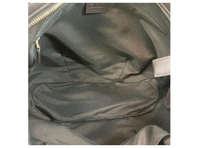 Borsa a tracolla Gucci GG Canvas e pelle Marrone Beige - vista 6