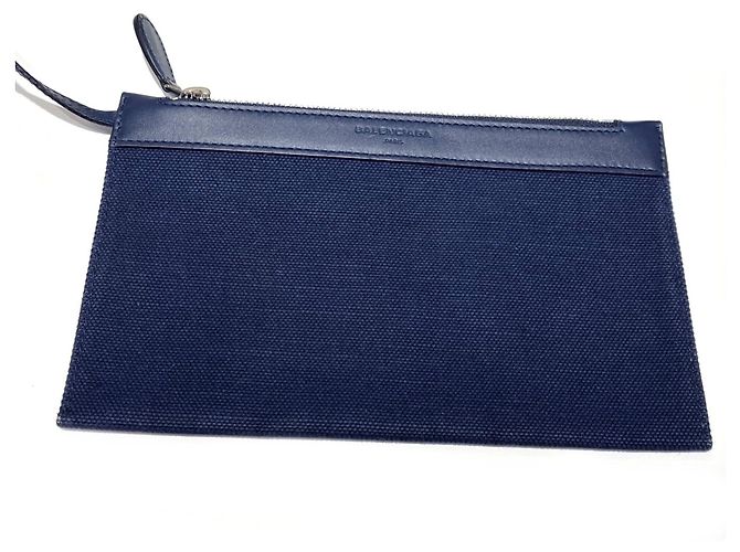 Borsa Cabas S blu navy Balenciaga Bianco - vista 5