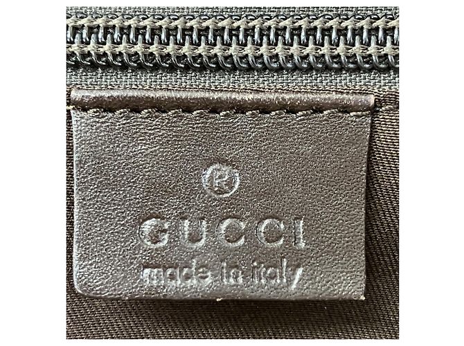 Borsa a tracolla Gucci GG Canvas e pelle Marrone Beige - vista 8