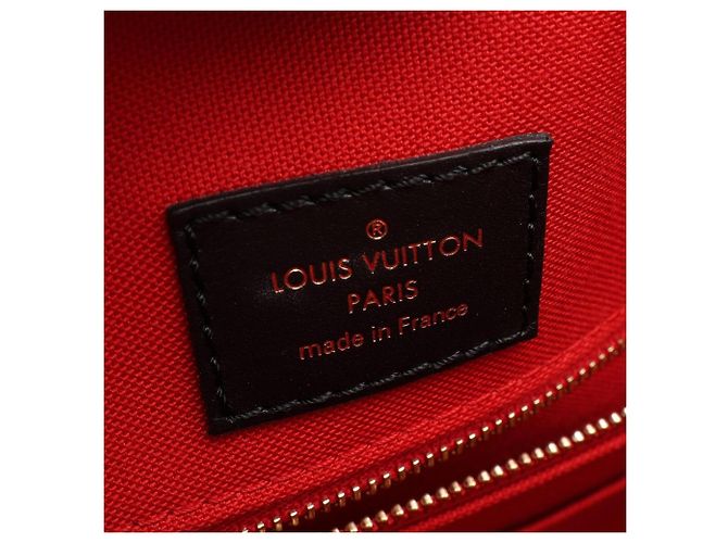 Borsa Tote Louis Vuitton OnTheGo MM Monogram Giant Reverse Marrone Beige - vista 4