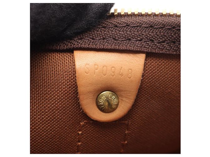 Borsa Boston Louis Vuitton Keepall 50 Monogram Marrone Monogramma - vista 5