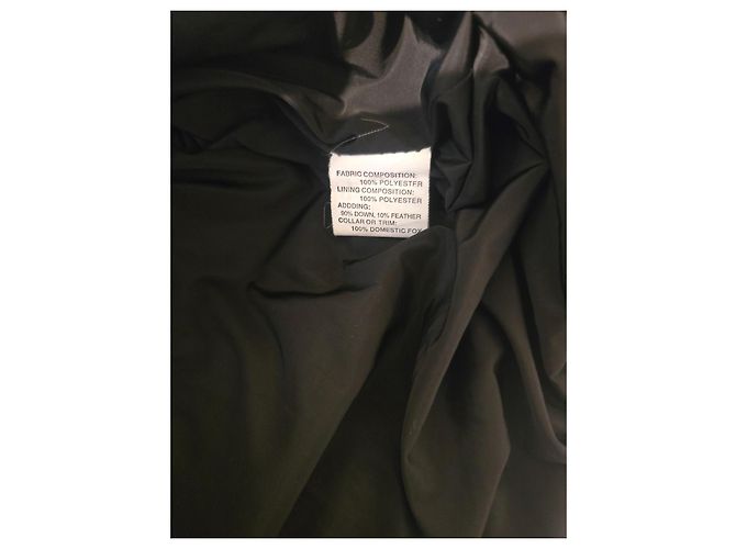 Pellessimo Abrigo de invierno acolchado negro con piel - vista 12