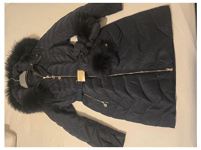 Pellessimo Abrigo de invierno acolchado negro con piel - vista 6