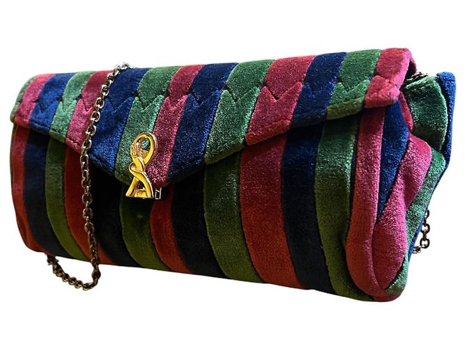 Multicolor Velours-Handtasche Roberta di Camerino - Ansicht 3