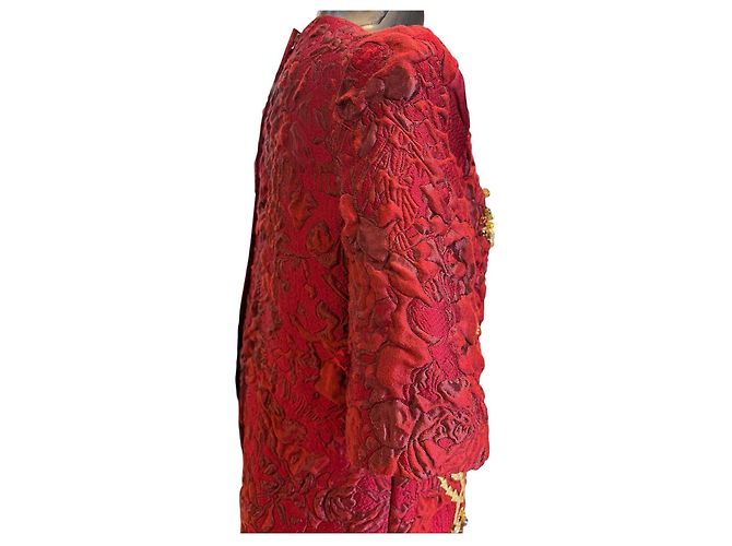 Abito in jacquard decorato Dolce & Gabbana Fall/Winter 2016 - vista 7
