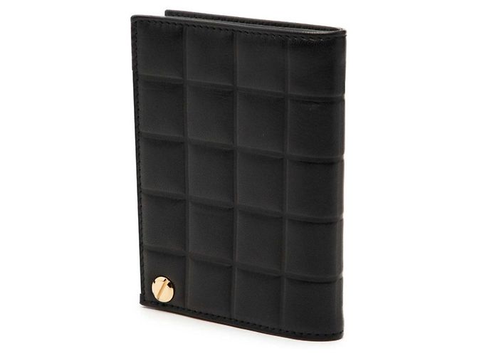 Porta-cartões de visita Chanel Coco Mark Chocolate Bar Preto - vista 2