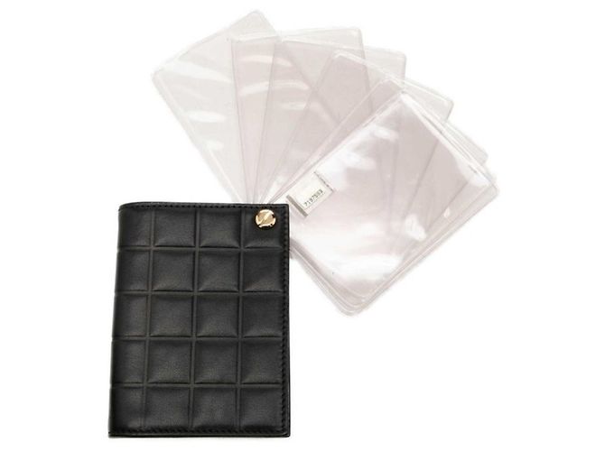 Porta-cartões de visita Chanel Coco Mark Chocolate Bar Preto - vista 5