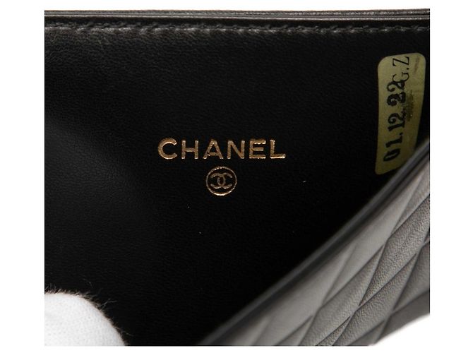 Porta-cartões de visita Chanel Coco Mark Chocolate Bar Preto - vista 6