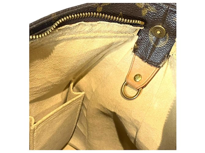 Borsa a Spalla Louis Vuitton Looping GM Marrone - vista 6