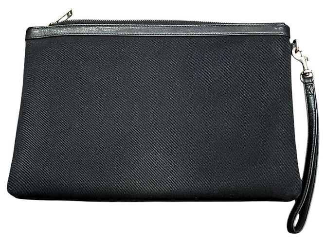 Clutch Yves Saint Laurent Rive Gauche Nero - vista 2