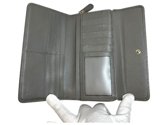 Gucci Long Wallet Microguccissima Leder Braun - Ansicht 3