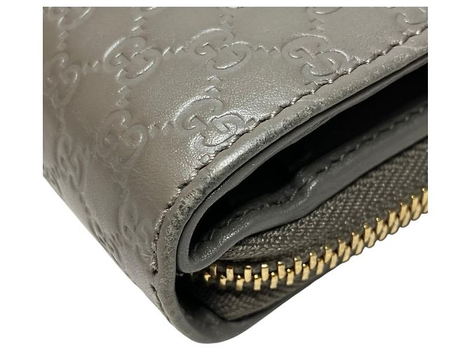 Gucci Long Wallet Microguccissima Leder Braun - Ansicht 8