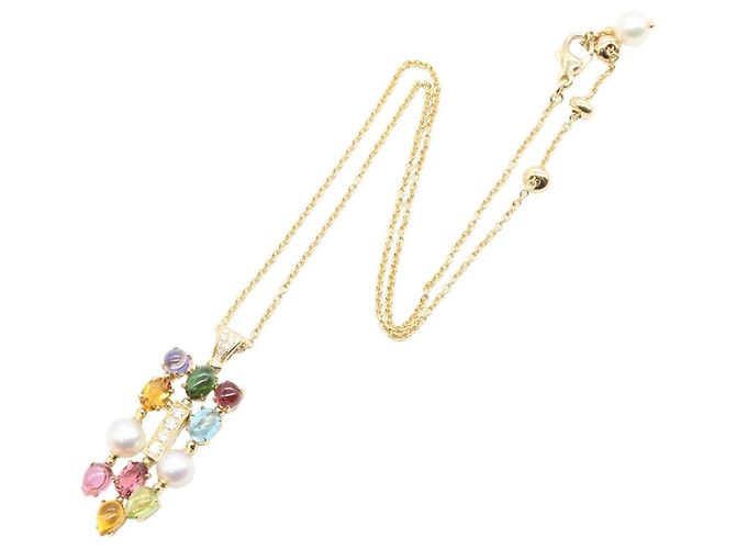 Collana Bvlgari Bulgari Allegra con diamanti multicolore Giallo - vista 2