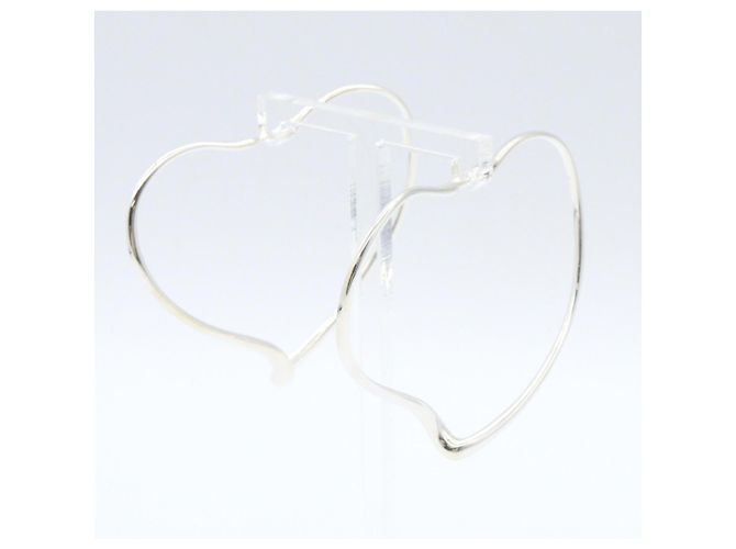 Orecchini a cerchio Open Heart Tiffany & Co. Argento - vista 2