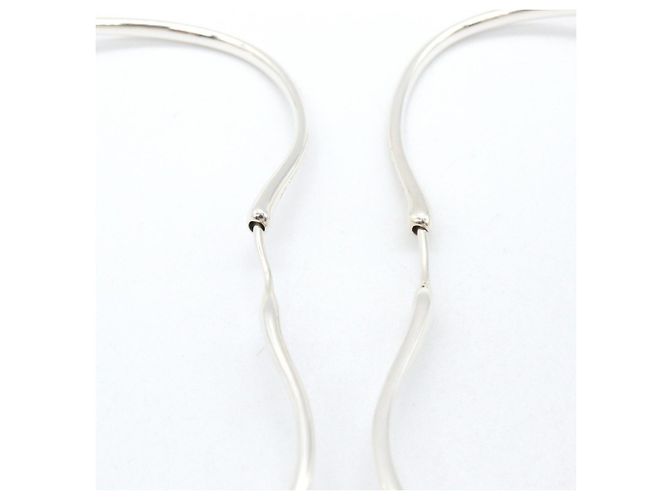 Orecchini a cerchio Open Heart Tiffany & Co. Argento - vista 4