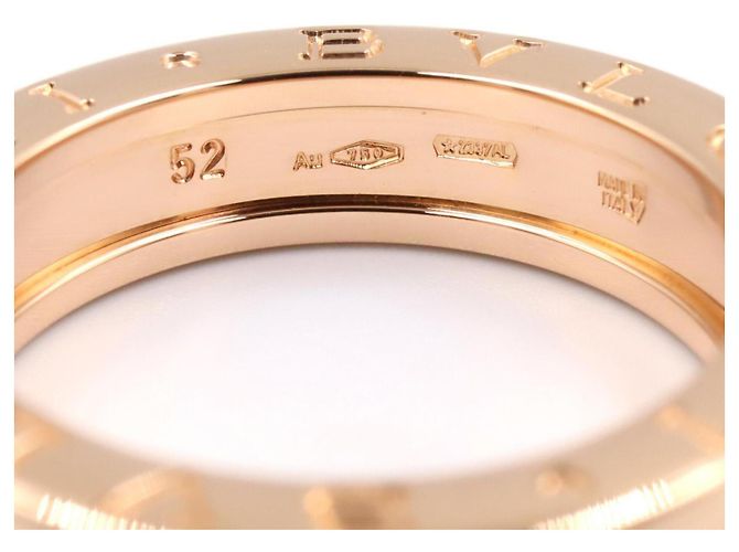 Bulgari Anello Bvlgari B-zero1 in oro rosa 18K D'oro - vista 3