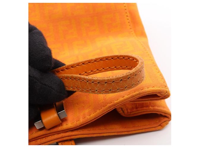 Fendi Zucchino Tote Bag Orange - Ansicht 7