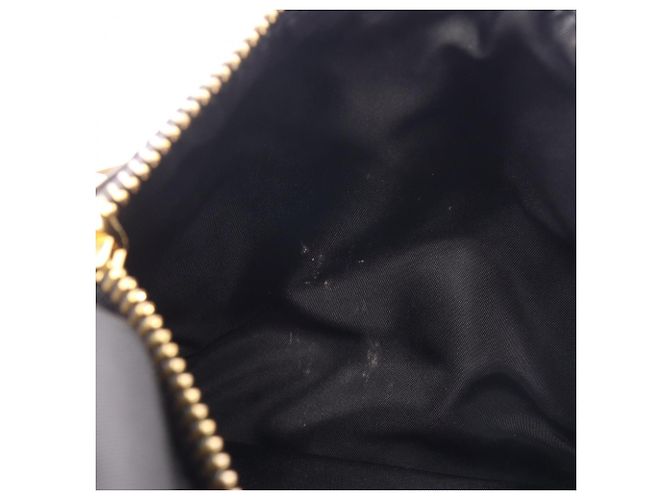 Saffiano Prada Logo Schultertasche Schwarz - vista 11
