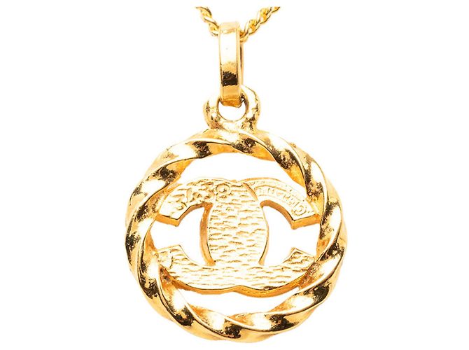 Collana Chanel Vintage Coco Mark D'oro - vista 2