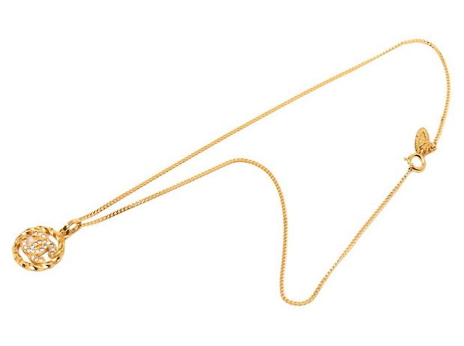 Collana Chanel Vintage Coco Mark D'oro - vista 3
