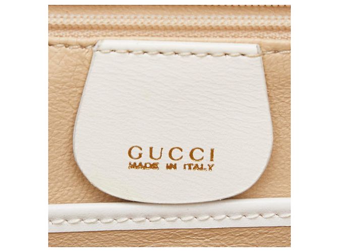 Borsa Gucci Bamboo 1947 Bianco - vista 14