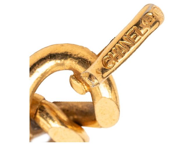 Cintura con catena logo vintage Chanel D'oro - vista 6