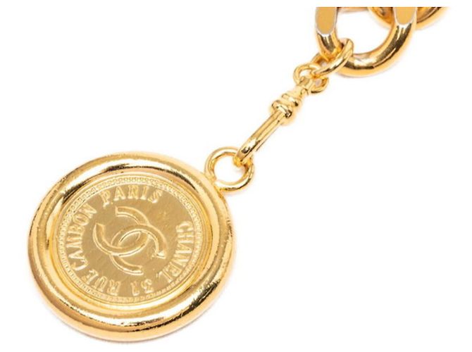 Cintura a catena Chanel Vintage placcata oro D'oro - vista 2