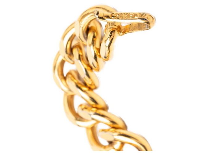 Cintura a catena Chanel Vintage placcata oro D'oro - vista 4