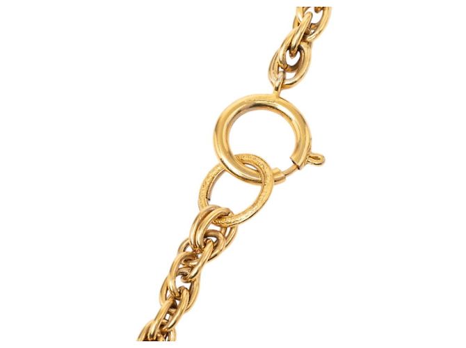 Timeless Collana a catena Chanel Vintage Matelassé Coco Mark D'oro - vista 3