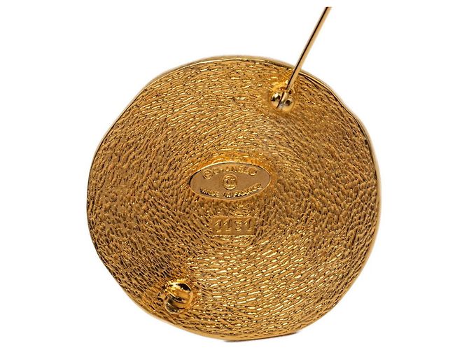Spilla Chanel 31 RUE CAMBON Cambon Vintage D'oro - vista 3