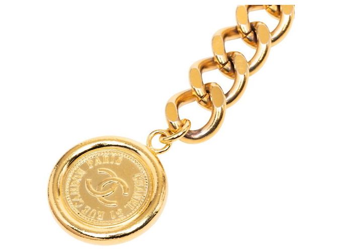 Cambon Cintura a catena Chanel placcata oro D'oro - vista 2