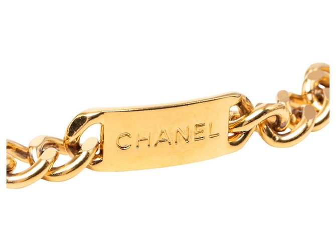 Cambon Cintura a catena Chanel placcata oro D'oro - vista 4